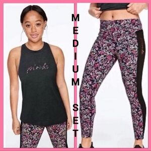 NWT VS PINK FLOWER FIELD SET